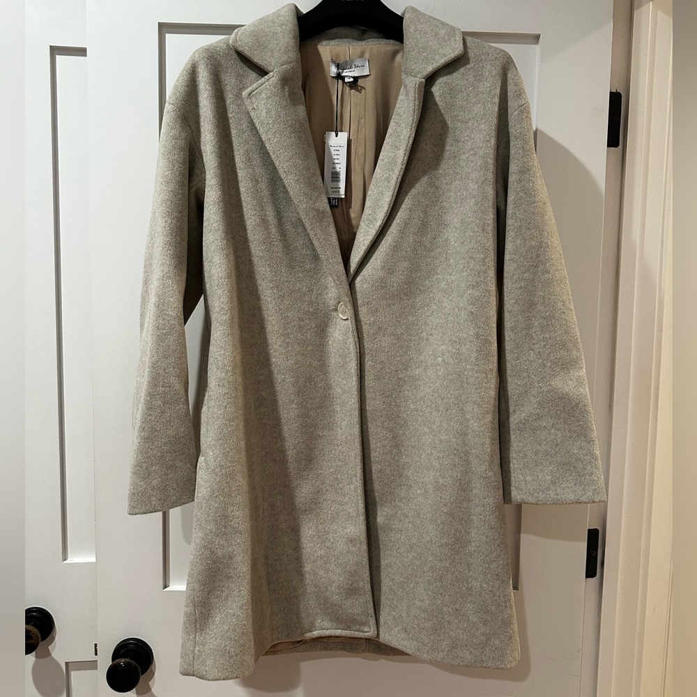NWT - Michael Stars Wool Blend Coat